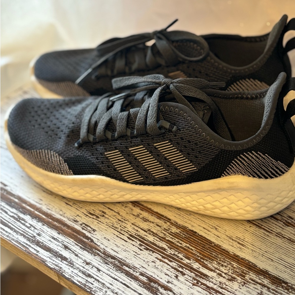 Adidas Boost Monochrome Athletic Shoes